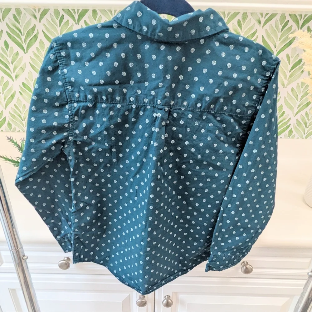 Green Mick Mack Ltd. Long Sleeve Dress Shirt 6
